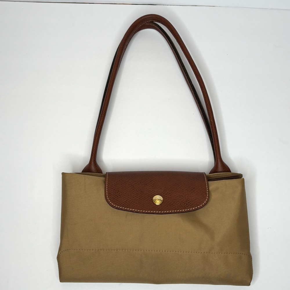 Longchamp Le Pliage Original Large Nylon Tote Bag Fawn Gold - Picture 14 of 14